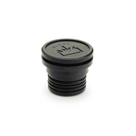 Otto Ganter Oil Filler Plug Plastic with DIN Re-fill Symbol, GN 748